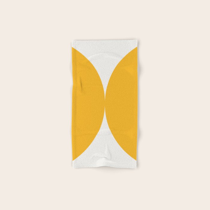 Bold Geometric Shapes Maximalism XII Golden Yellow Towels Gallery Image 1