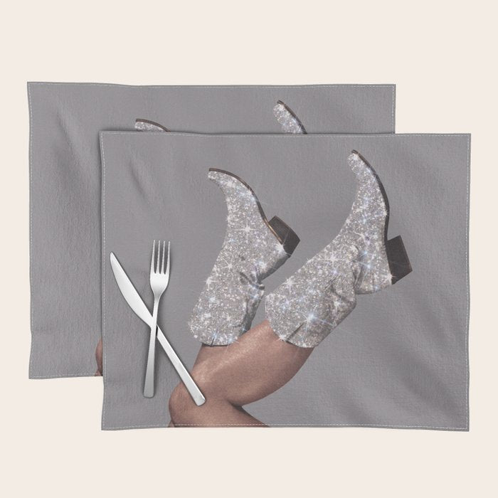 These Boots - Glitter After Hours Placemat Gallery Image 1