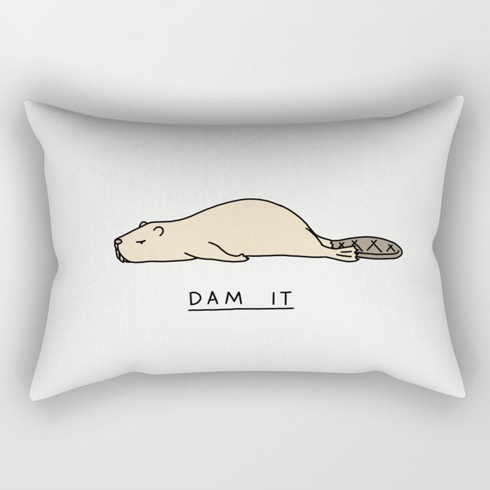 Dam it Rectangular Pillow Gallery Image 2