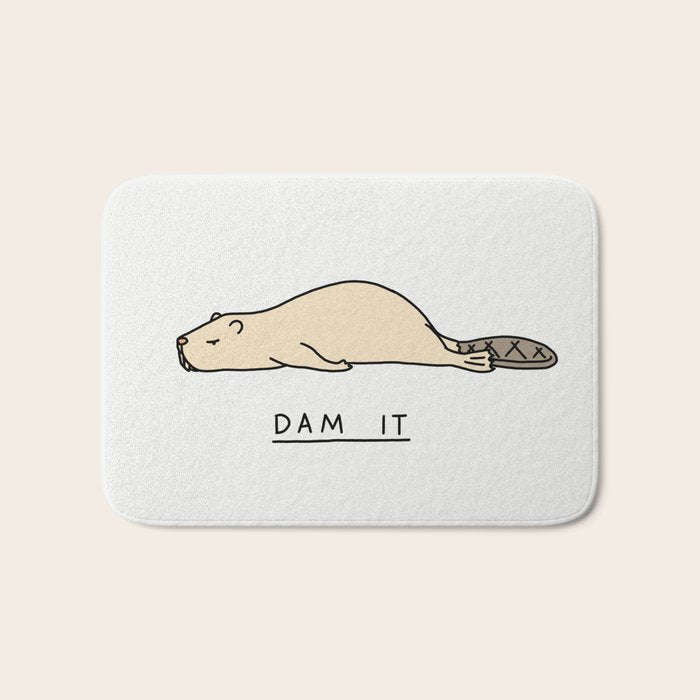 Dam it Bath Mat Gallery Image 1
