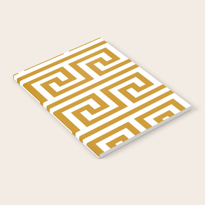 Gold Greek Key Notebook Gallery Image 2