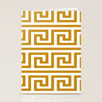 Gold Greek Key Stationery Card Gallery Image 2