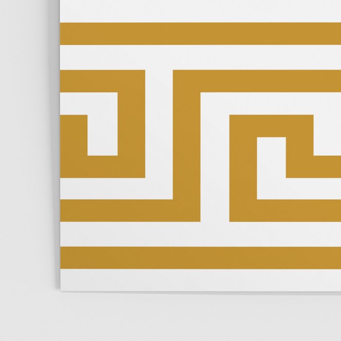 Gold Greek Key Poster Gallery Image 3