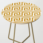 Gold Greek Key Side Table Gallery Image 2