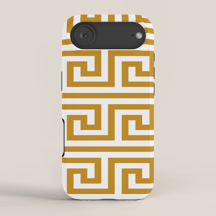 Gold Greek Key iPhone Case Gallery Image 2