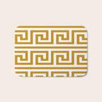Gold Greek Key Bath Mat Gallery Image 1