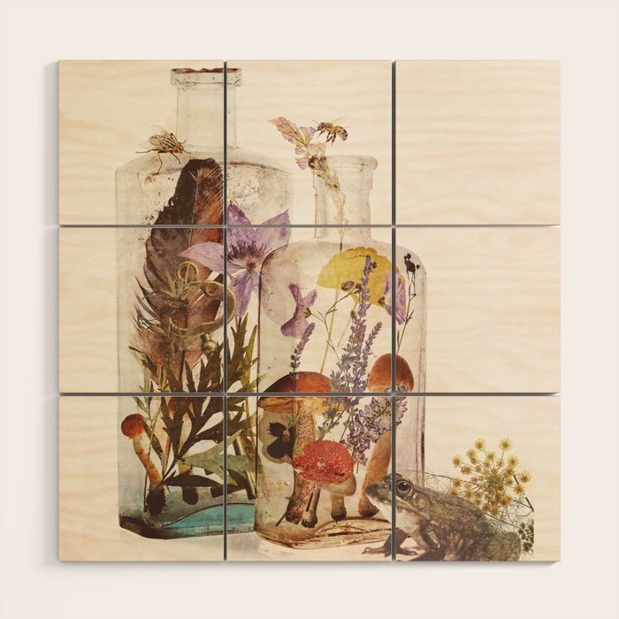 WITCH BOTTLES Wood Wall Art Gallery Image 1