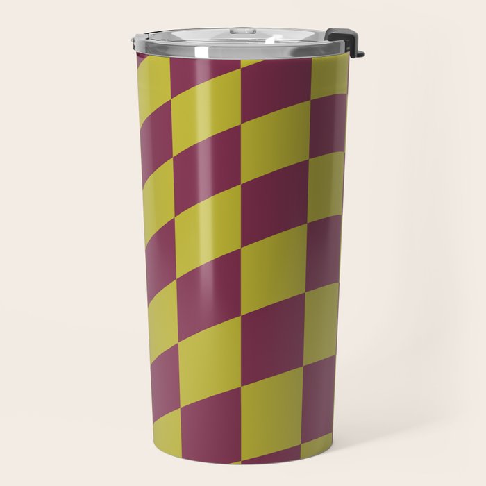 Wavy Ripe Berry x Chartreuse Travel Mug Gallery Image 2