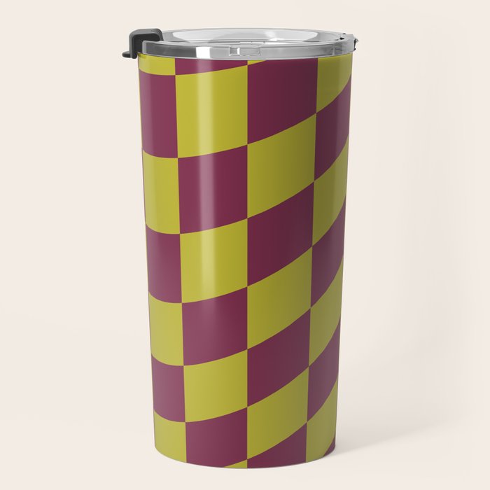 Wavy Ripe Berry x Chartreuse Travel Mug Gallery Image 3