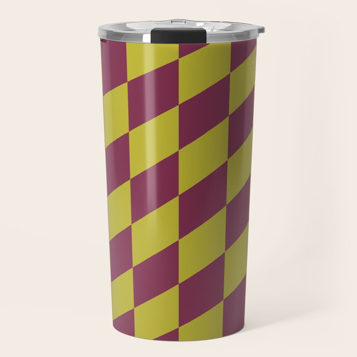 Wavy Ripe Berry x Chartreuse Travel Mug Gallery Image 1