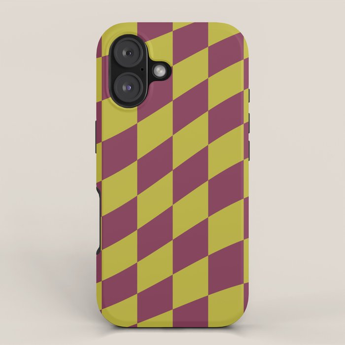 Wavy Ripe Berry x Chartreuse iPhone Case Gallery Image 1