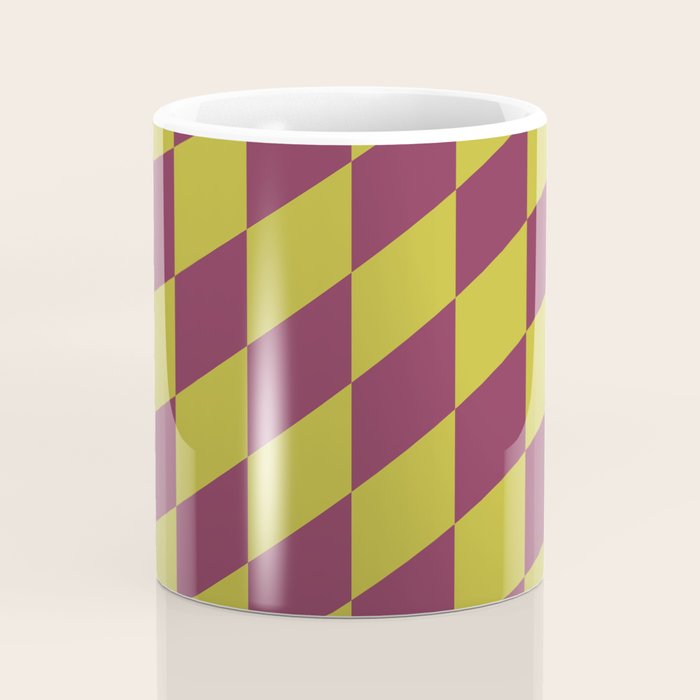 Wavy Ripe Berry x Chartreuse Coffee Mug Gallery Image 4