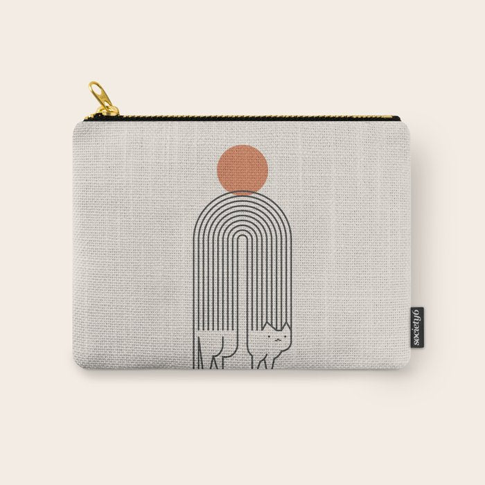 Cat Landscape 94 Carry All Pouch Gallery Image 1