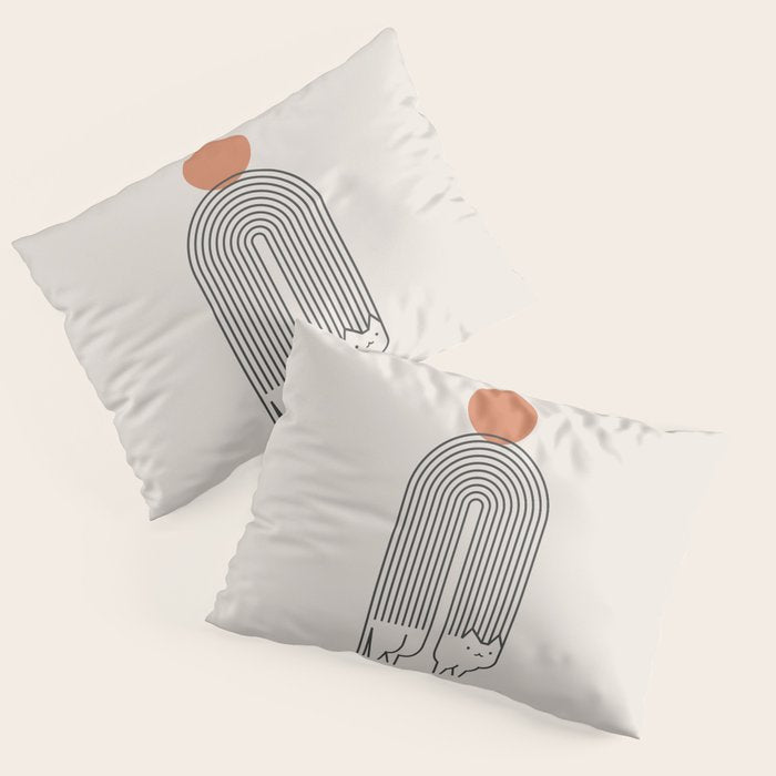 Cat Landscape 94 Pillow Sham Gallery Image 1