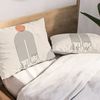 Cat Landscape 94 Pillow Sham Gallery Image 2