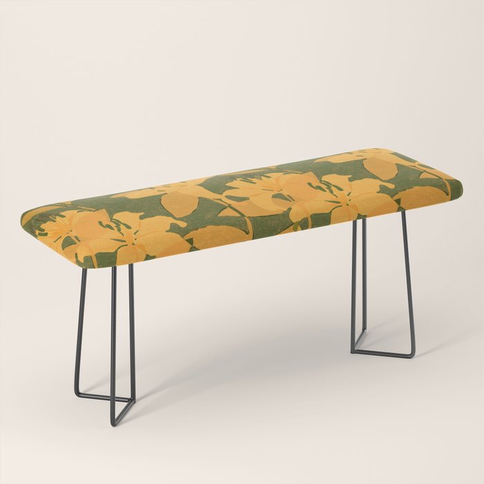 Tiger Lily (ORANGE) Bench Gallery Image 1