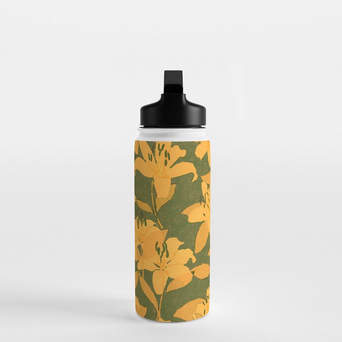 Tiger Lily (ORANGE) Water Bottle Gallery Image 3