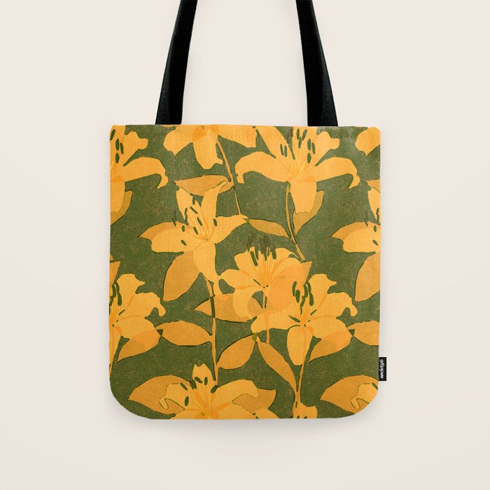 Tiger Lily (ORANGE) Tote Bag Gallery Image 1