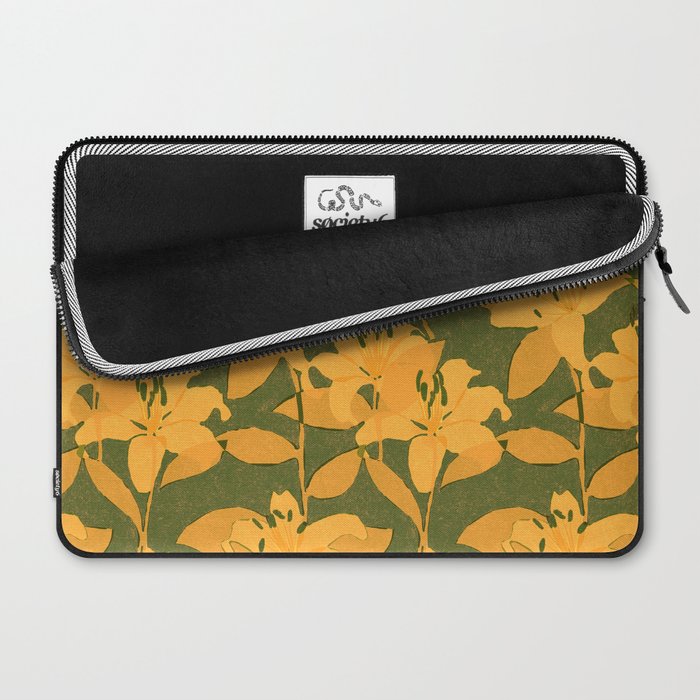 Tiger Lily (ORANGE) Laptop Sleeve Gallery Image 2