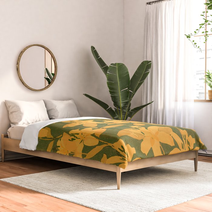 Tiger Lily (ORANGE) Comforter Gallery Image 2