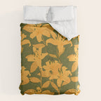 Tiger Lily (ORANGE) Comforter Gallery Image 6
