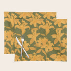 Tiger Lily (ORANGE) Placemat Gallery Image 1