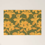 Tiger Lily (ORANGE) Welcome Mat Gallery Image 1