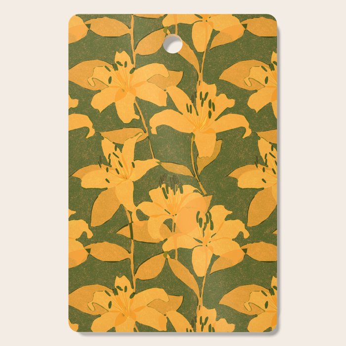 Tiger Lily (ORANGE) Cutting Board Gallery Image 1