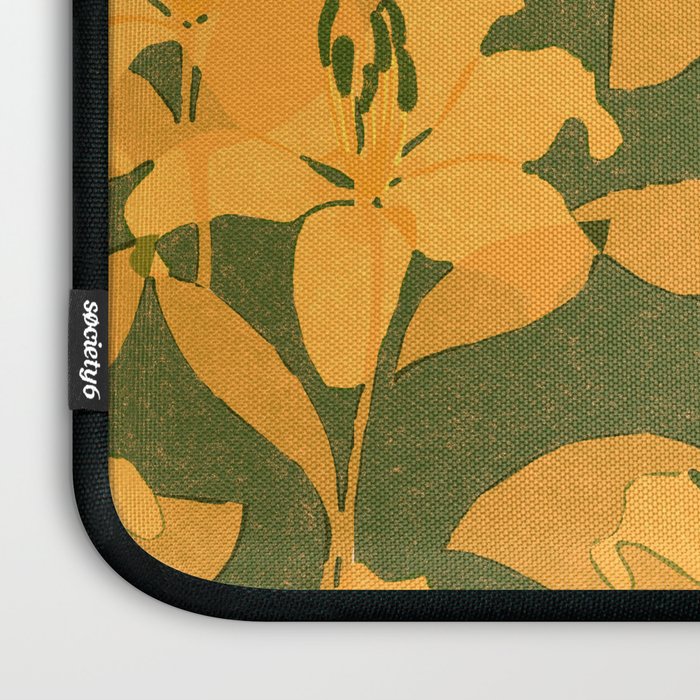 Tiger Lily (ORANGE) Laptop Sleeve Gallery Image 3