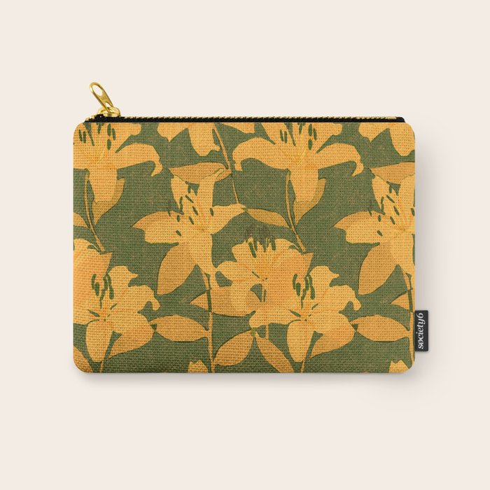 Tiger Lily (ORANGE) Carry All Pouch Gallery Image 1