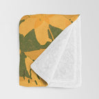 Tiger Lily (ORANGE) Throw Blanket Gallery Image 3