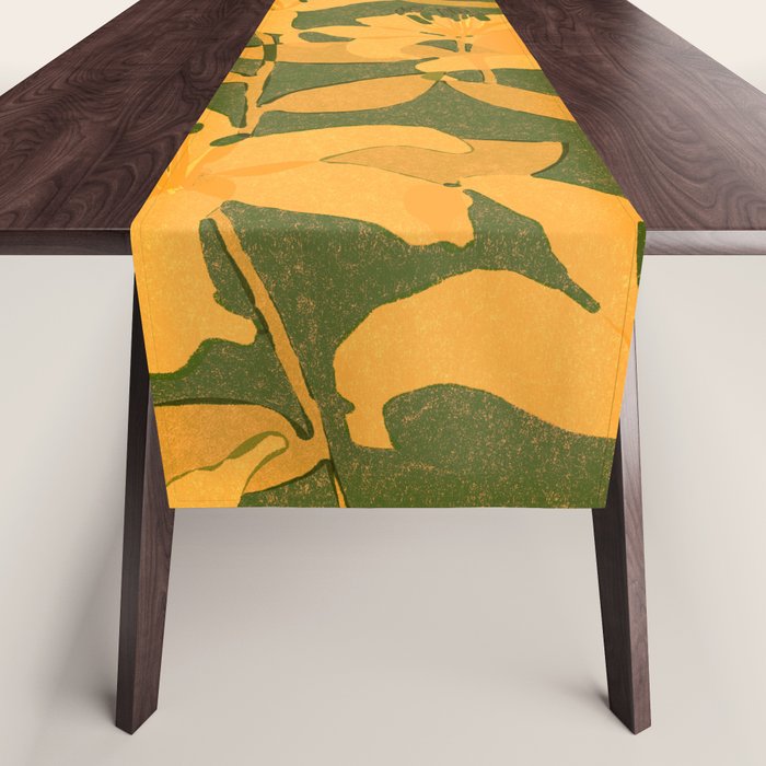 Tiger Lily (ORANGE) Table Runner Gallery Image 1