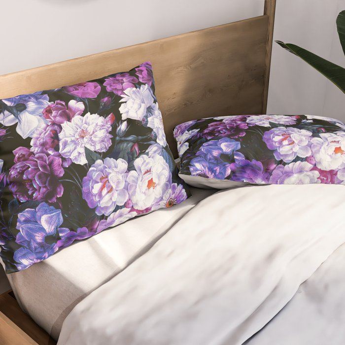 Rose Garden - Night III Pillow Sham Gallery Image 2