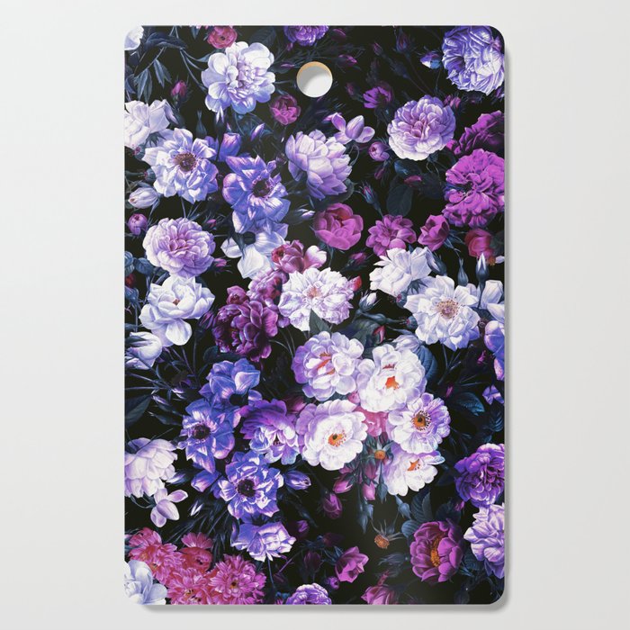 Rose Garden - Night III Cutting Board Gallery Image 1