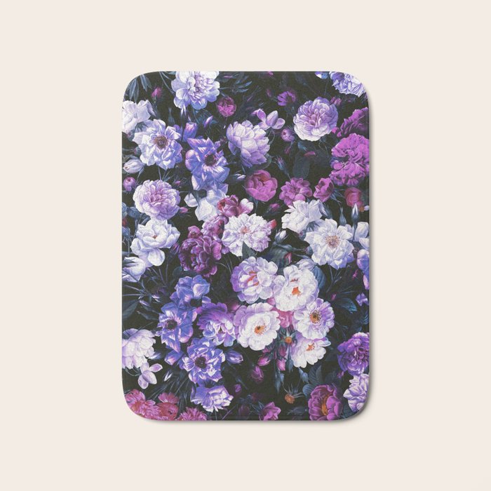 Rose Garden - Night III Bath Mat Gallery Image 1