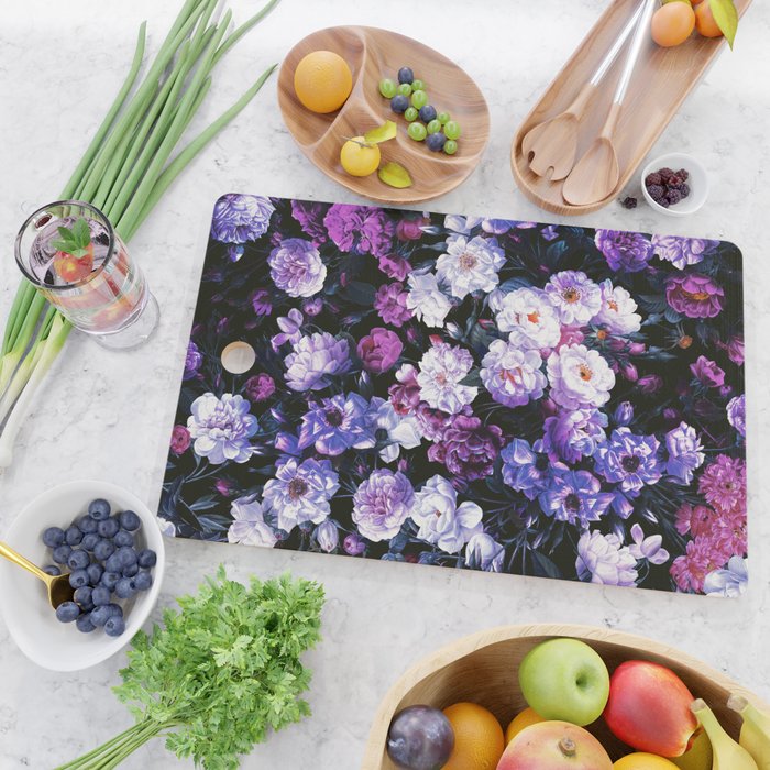 Rose Garden - Night III Cutting Board Gallery Image 2