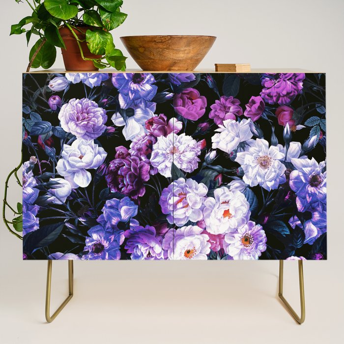 Rose Garden - Night III Credenza Gallery Image 1