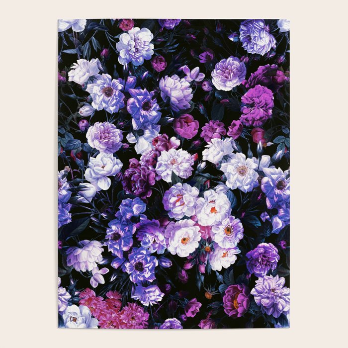 Rose Garden - Night III Poster Gallery Image 1