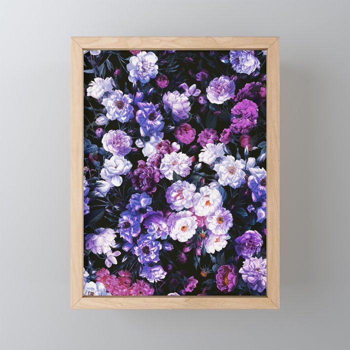 Rose Garden - Night III Mini Art Print Gallery Image 1