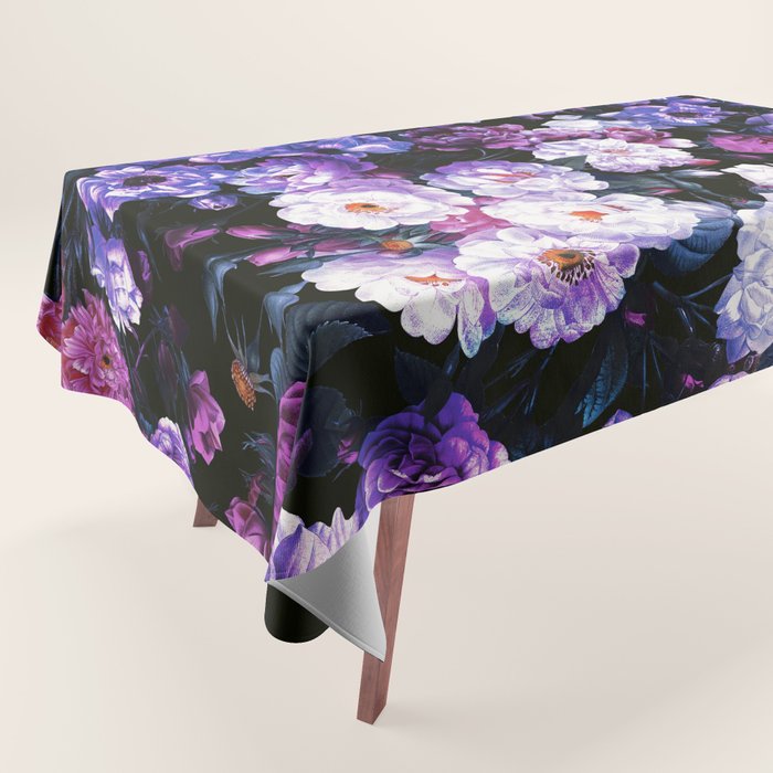 Rose Garden - Night III Tablecloth