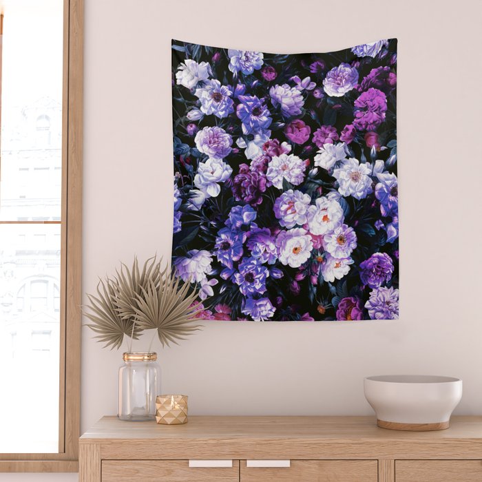 Rose Garden - Night III Wall Tapestry Gallery Image 2