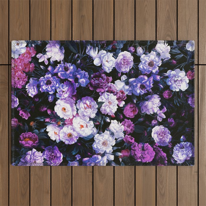Rose Garden - Night III Outdoor Rug Gallery Image 1