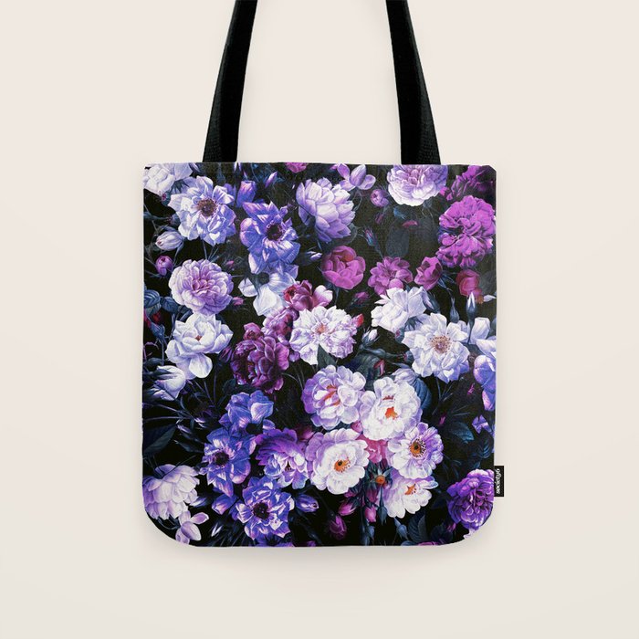 Rose Garden - Night III Tote Bag Gallery Image 1