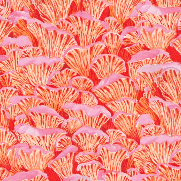 Cyber pink mushrooms Coffee Mug Gallery Image 2