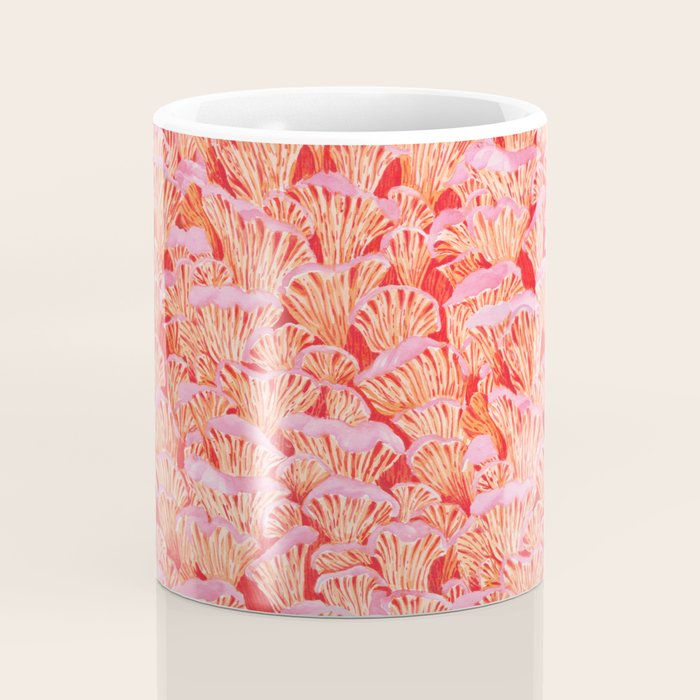 Cyber pink mushrooms Coffee Mug Gallery Image 4