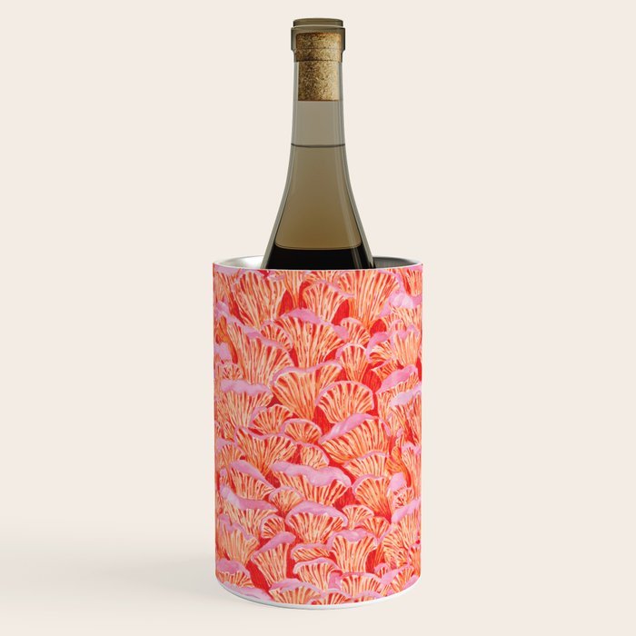 Cyber pink mushrooms Wine Chiller Gallery Image 1