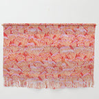 Cyber pink mushrooms Wall Hanging Gallery Image 1