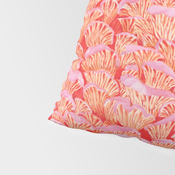 Cyber pink mushrooms Pillow Sham Gallery Image 4
