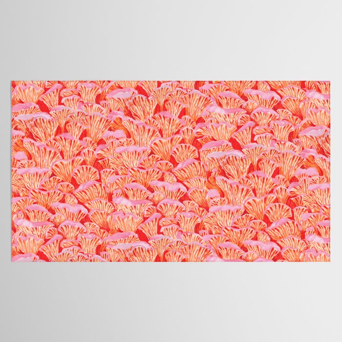 Cyber pink mushrooms Tablecloth Gallery Image 2
