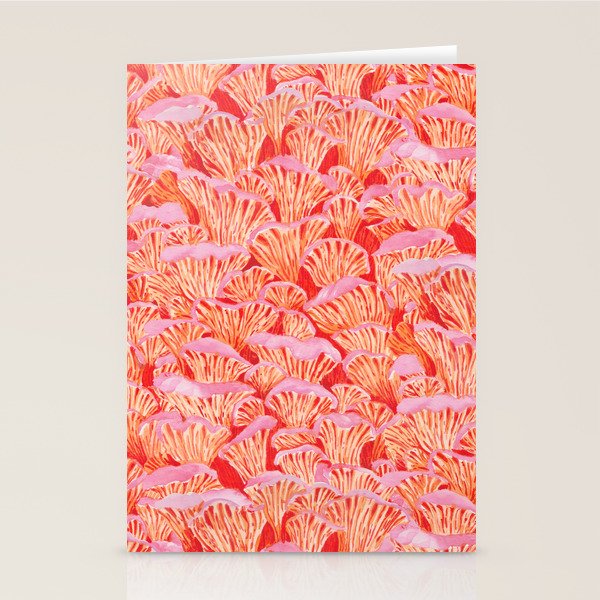 Cyber pink mushrooms Stationery Card Gallery Image 2